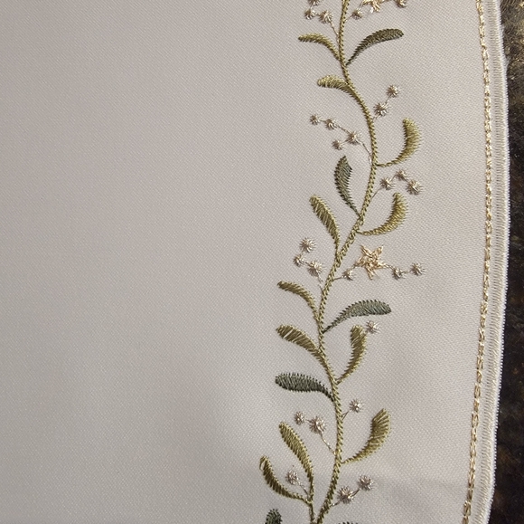 Kathe Wohlfahrt Christmas Doily White Embroidered 23"×11" New - Picture 3 of 7